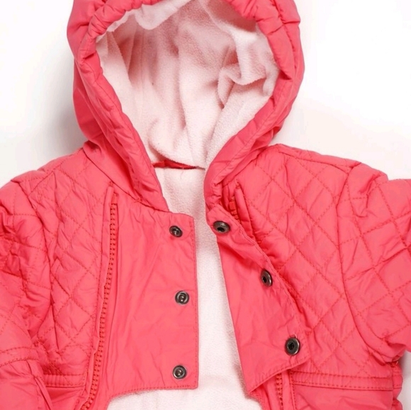 6/9 MONTHS MEXX Warm Fleece Lined Winter Bunting Bag EUC  - Picture 5 of 8